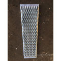 Galvanized Steel Safety Grating Crocodile Mouth Hole Grip Strut Step Grating